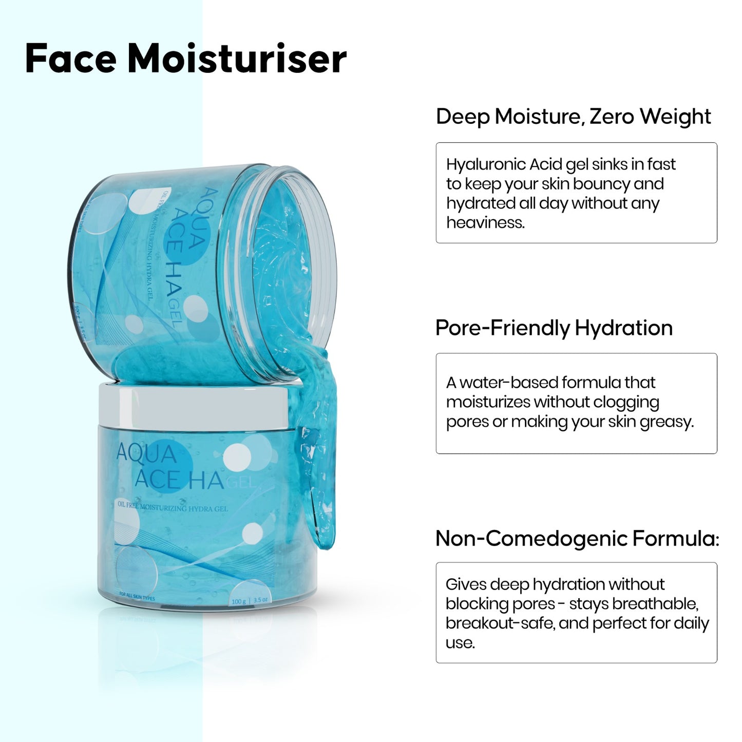 Aqua Ace Gel Based Face Moisturiser